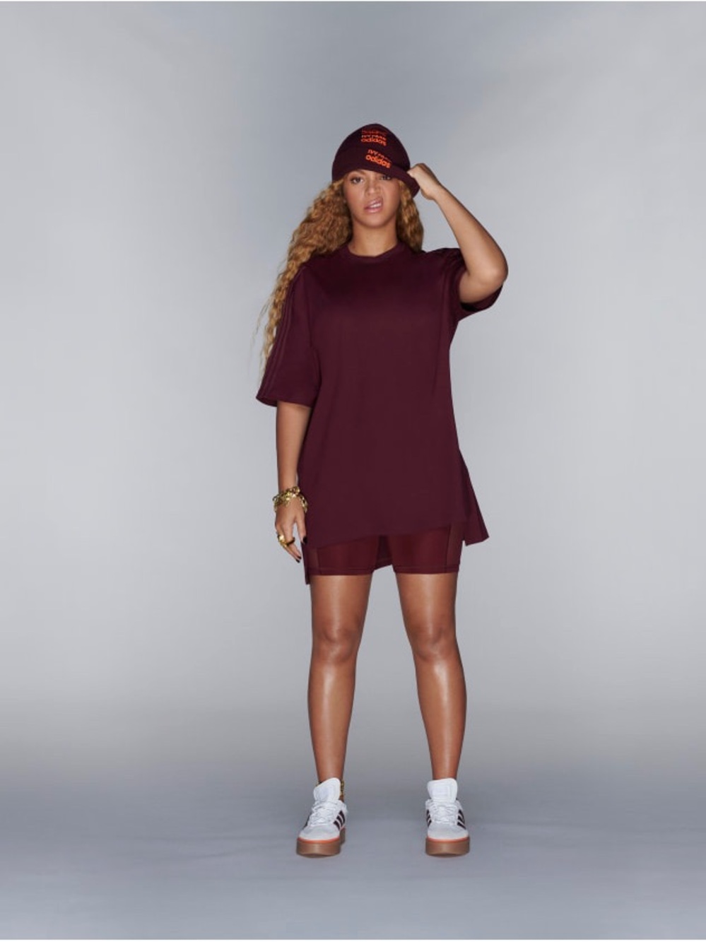 IVY PARK X ADIDAS Drop 1 Maroon T-shirt